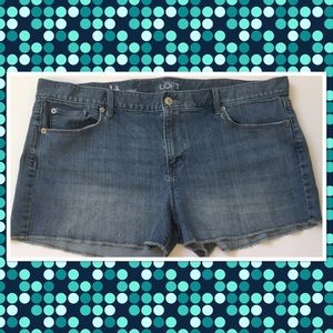 LOFT Outlet Jean Denim Shorts - Size 14